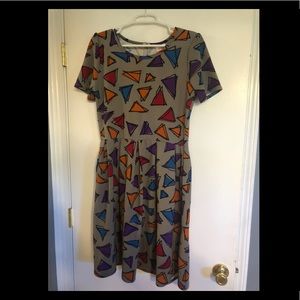 COPY - Grey “Nicole” Fit and Flare Dress